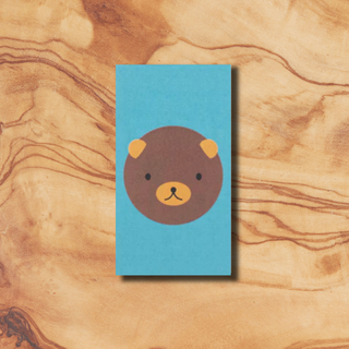 Eco Friendly Teddy Bear Mini Notepad