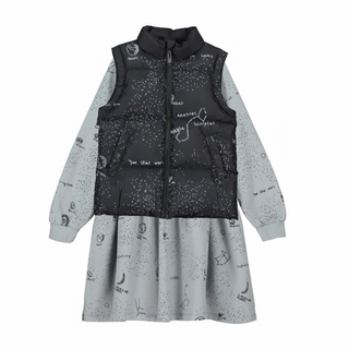 BEAU LOVES-Galaxy Recycled Puffa Vest on Design Life Kids