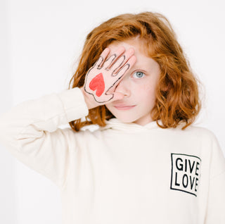 Beau Loves Mask Hoodie Sweater on Design Life Kids