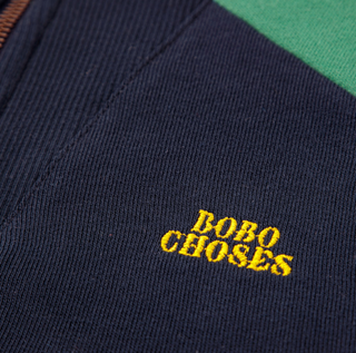 Bobo Choses Color Block Zip Sweatshirt on Design life Kids