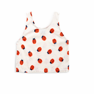 Bobo Choses-Ladybug All Over Woven Tank Top on Design Life Kids