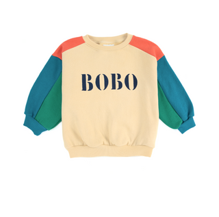 Bobo Choses White Blue Sweatshirt on Design Life Kids