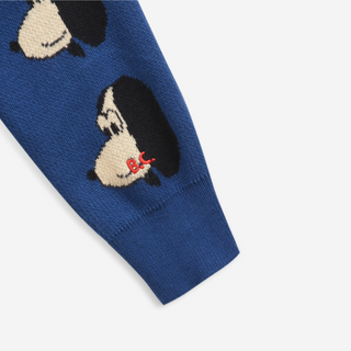 Bobo Choses-Doggie Print Jacquard Sweater on Design Life Kids