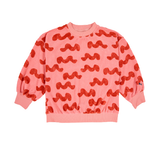 Bobo Choses Waves All Over Terry Sweatshirt on DLK