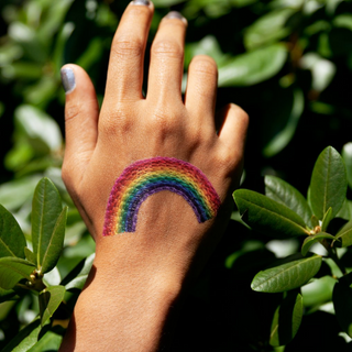 TATTLY-Stitched Rainbow Tattoo on Design Life Kids