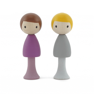 Clicques Toys Wooden Boy Dolls on Design Life Kids