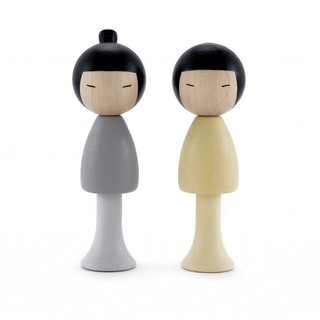 Clicques Toys Wooden Kokeshi Dolls on Design Life Kids