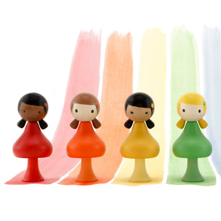 Clicques-Rainbow Girls on Design Life Kids