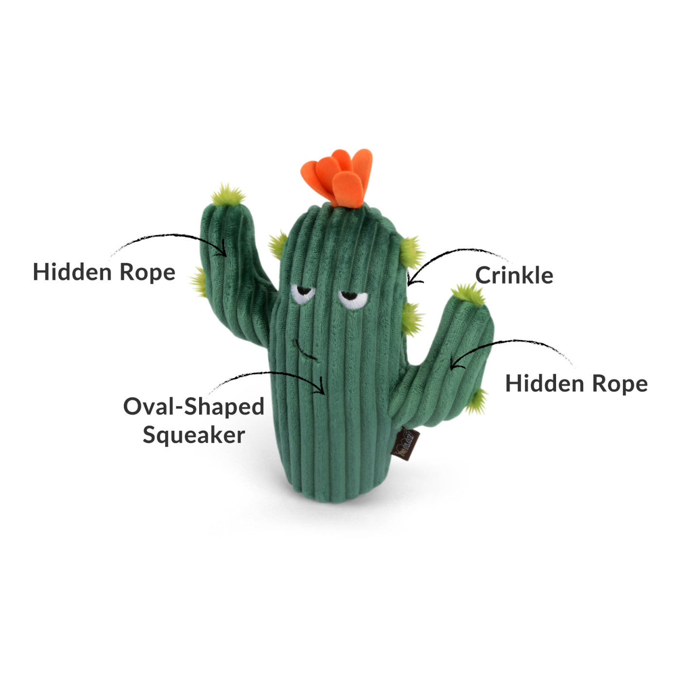 Prickly Pup Cactus Dog Toy – Design Life Kids - Main Image