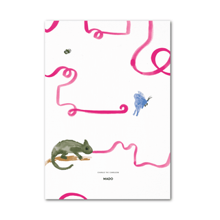 Mado-Charlie the Chameleon Print on Design Life Kids