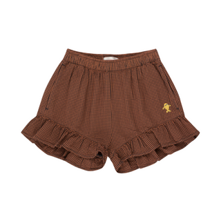 Tiny Cottons-Check Frills Shorts on Design Life Kids