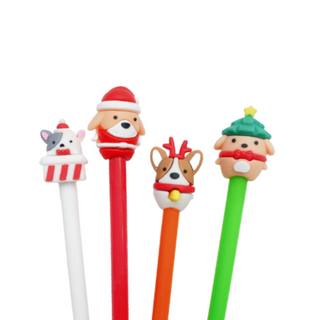 Kawaii Style Christmas Dog Gel Pens on Design LifeK ids