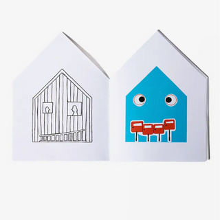 Architecture Coloring  and  Sticker  Book  on DLK