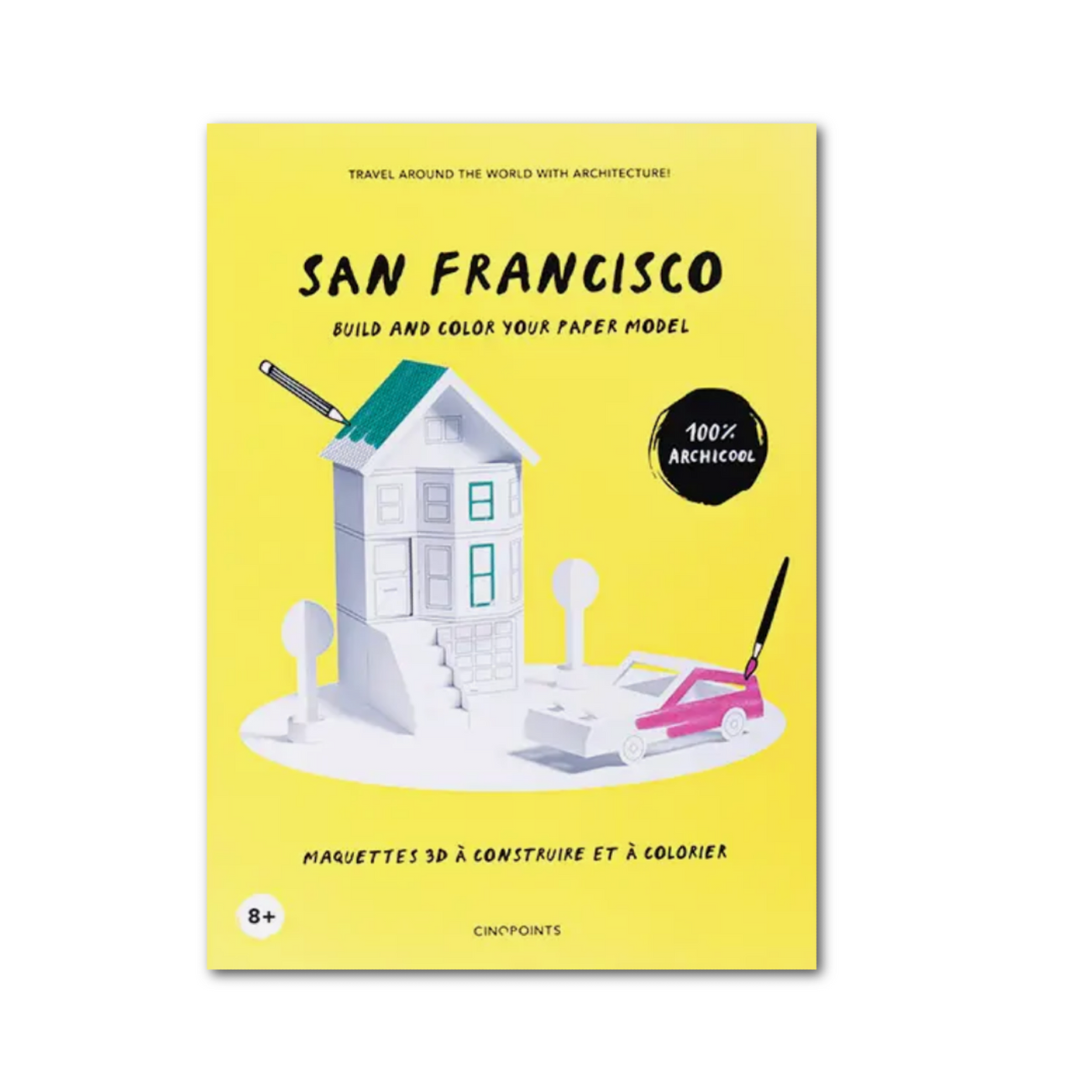 Cinqpoints San Francisco Paper Model Kit – Design Life Kids