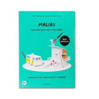 Malibu Paper Model Kit on Design Life Kids