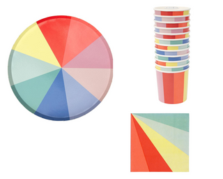 MERI MERI-Color Wheel Paper Napkins on Design Life Kids
