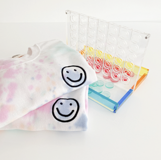 Things Between-Rainbow Smile Crew Neck on Design Life Kids