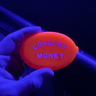 Concert Money Neon Coin Pouch