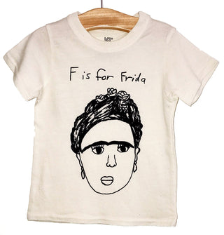 Anchors and Asteroids-F Is For Frida Tee on Design Life Kids