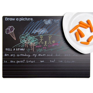 Imagination Starters-Story Chalkboard Placemat on Design Life Kids