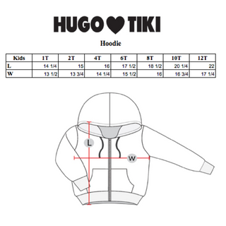 HUGO LOVES TIKI-Krocodil Hoodie on Design Life Kids