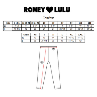 Romey Loves Lulu-Strawberries Leggings on Design Life Kids