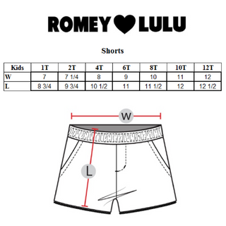 Romey Loves Lulu-Purple Bears Shorts on Design Life Kids