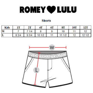 Romey Loves Lulu-Toys Shorts on Design Life Kids