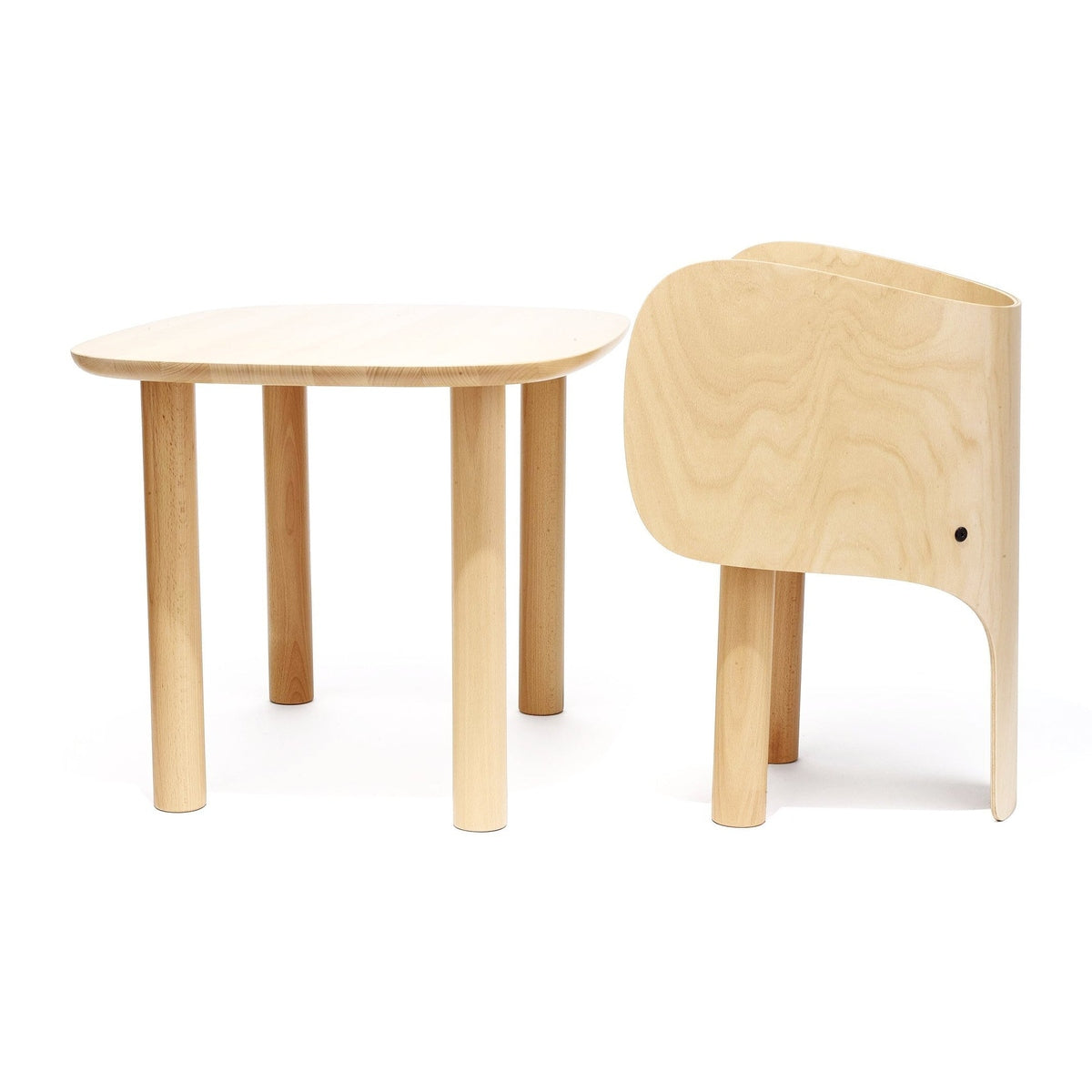 EO Wooden Elephant Table & Chair Set – Design Life Kids