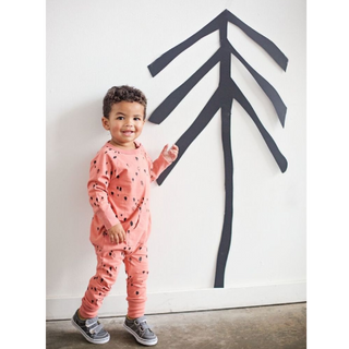 Kid & Kind-Jersey Forest Romper on Design Life Kids