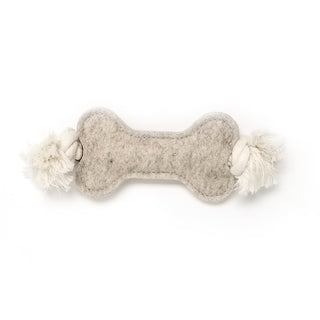 House Dogge-Merino Wool Binky Bone Dog Toy on Design Life Kids