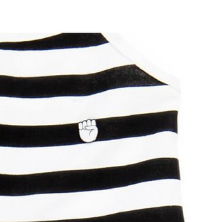 TRESSY-Black and White Stripe Jumpsuit on Design Life Kids