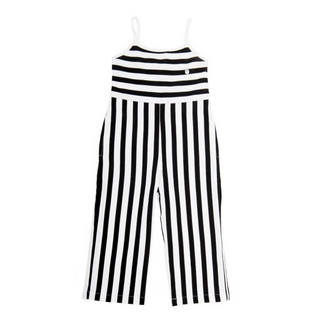 TRESSY-Black and White Stripe Jumpsuit on Design Life Kids