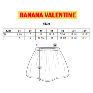 Banana Valentine-Lions Skirt on Design Life Kids