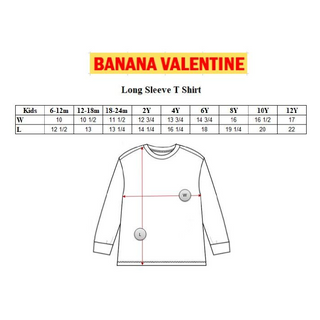 Banana Valentine-Blue Snakes Long Sleeve Shirt on Design Life Kids