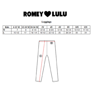 Romey Loves Lulu-Marshmallows Leggings on Design Life Kids