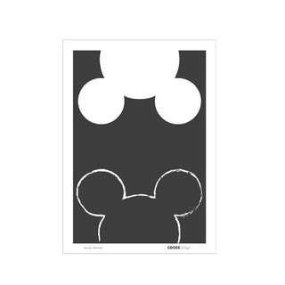 Cooee-Charcoal Mouse Print on Design Life Kids