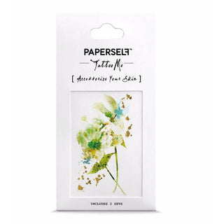 PAPERSELF-Green Blossom Tattoo on Design Life Kids