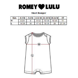 Romey Loves Lulu-Toys Short Romper on Design Life Kids