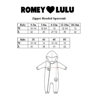 Romey Loves Lulu-Ramen Zippered Hoodie Spacesuit on Design Life Kids