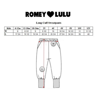 Romey Loves Lulu-PB & J Sweatpant on Design Life Kids