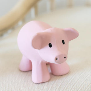 Tikiri Toys-Pig Bath Toy Rattle on Design Life Kids