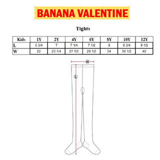 Banana Valentine-You're Amazing Tights on Design Life Kids