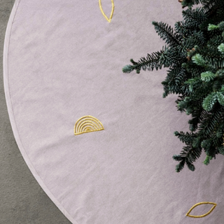 Ferm Living-Embroidered Tree Blanket on Design Life Kids