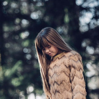 Andorine-Fringed Sweater on Design Life Kids
