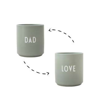 DESIGN LETTERS-Dad Love Porcelain Cup on Design Life Kids