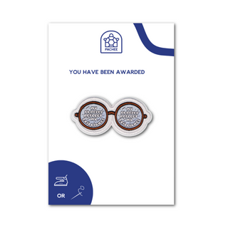 Pachee Glasses Iron On Patch on DLK