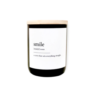 The Commonfolk Collective-Smile Dictionary Meaning Candle on Design Life Kids