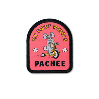 Pachee My First Wheels Iron On Patch on DLK