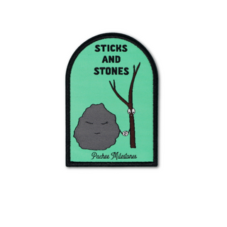Pachee Sticks and Stone Iron On Patch on DLK